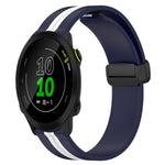 Cinturino in silicone con chiusura magnetica pieghevole da 20 mm, For Garmin Approach S40, For Garmin Forerunner 158