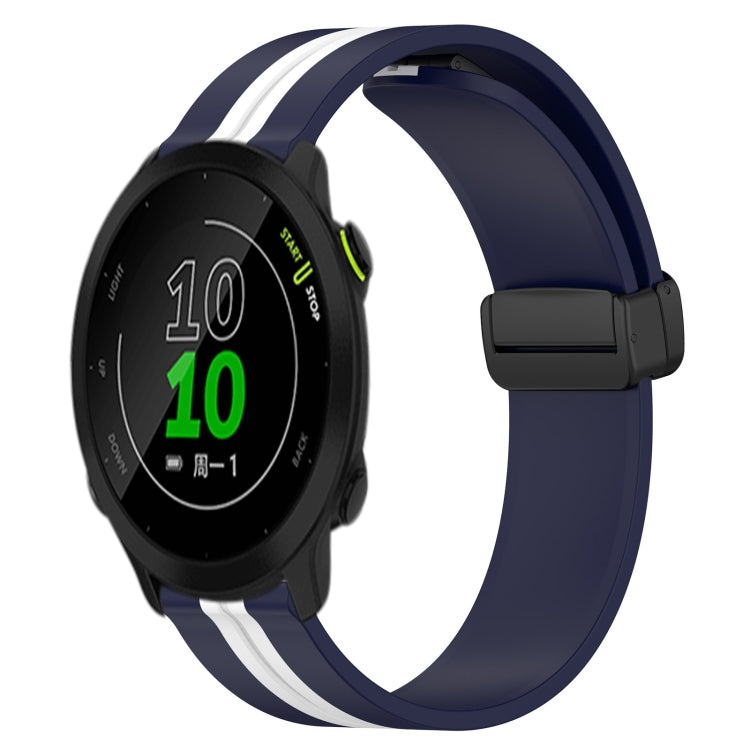 Cinturino in silicone con chiusura magnetica pieghevole da 20 mm, For Garmin Approach S40, For Garmin Forerunner 158