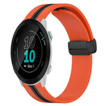 Cinturino in silicone con chiusura magnetica pieghevole da 20 mm, For Garmin Forerunner 55, For Garmin Venu