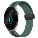 Cinturino in silicone con chiusura magnetica pieghevole da 20 mm, For Garmin Forerunner 55, For Garmin Venu