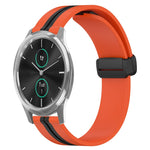 Cinturino in silicone con chiusura magnetica pieghevole da 20 mm, For Garmin Venu SQ, For Garminmove Luxe