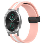 Cinturino in silicone con chiusura magnetica pieghevole da 20 mm, For Garmin Venu SQ, For Garminmove Luxe