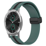 Cinturino in silicone con chiusura magnetica pieghevole da 20 mm, For Garmin Venu SQ, For Garminmove Luxe
