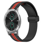 Cinturino in silicone con chiusura magnetica pieghevole da 20 mm, For Garmin Venu SQ, For Garminmove Luxe