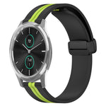Cinturino in silicone con chiusura magnetica pieghevole da 20 mm, For Garmin Venu SQ, For Garminmove Luxe