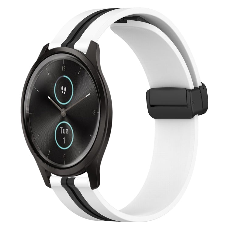 Cinturino in silicone 20 mm con chiusura magnetica per Garmin