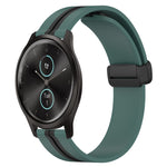 Cinturino in silicone con chiusura magnetica pieghevole da 20 mm, For Garmin Garminmove Style, For Garmin Forerunner 645 Music