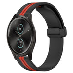 Cinturino in silicone con chiusura magnetica pieghevole da 20 mm, For Garmin Garminmove Style, For Garmin Forerunner 645 Music