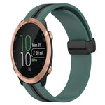 Cinturino in silicone con chiusura magnetica pieghevole da 20 mm, For Garmin Garminmove Style, For Garmin Forerunner 645 Music