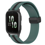 Cinturino in silicone con chiusura magnetica pieghevole da 20 mm, For Garmin Forerunner Sq2, For Garmin Forerunner Sq2 Music