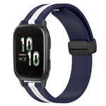 Cinturino in silicone con chiusura magnetica pieghevole da 20 mm, For Garmin Forerunner Sq2, For Garmin Forerunner Sq2 Music