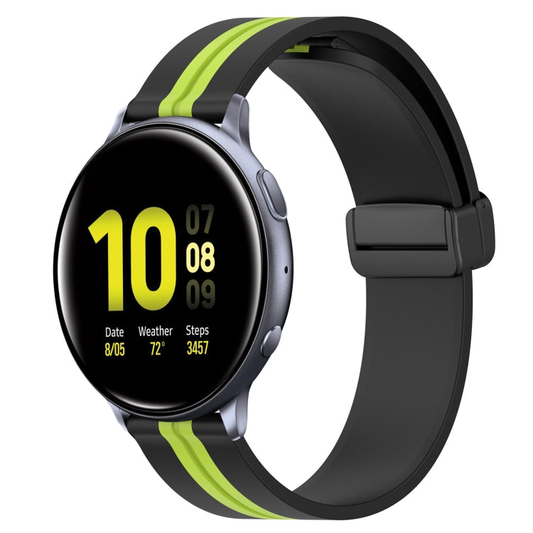 Cinturino in silicone con chiusura magnetica pieghevole da 20 mm, For Samsung Galaxy Watch Active 2 40mm, For Samsung Galaxy Watch Active 2 44mm