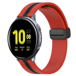 Cinturino in silicone con chiusura magnetica pieghevole da 20 mm, For Samsung Galaxy Watch Active 2 40mm, For Samsung Galaxy Watch Active 2 44mm