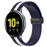 Cinturino in silicone con chiusura magnetica pieghevole da 20 mm, For Samsung Galaxy Watch Active 2 40mm, For Samsung Galaxy Watch Active 2 44mm