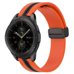Cinturino in silicone con chiusura magnetica pieghevole da 20 mm, For Samsung Galaxy Watch 42mm