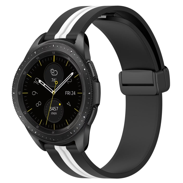 Cinturino in silicone con chiusura magnetica pieghevole da 20 mm, For Samsung Galaxy Watch 42mm