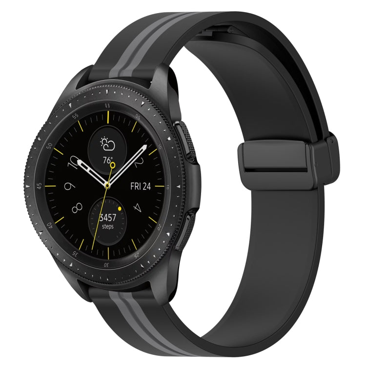 Cinturino in silicone con chiusura magnetica pieghevole da 20 mm, For Samsung Galaxy Watch 42mm