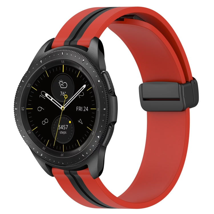 Cinturino in silicone con chiusura magnetica pieghevole da 20 mm, For Samsung Galaxy Watch 42mm