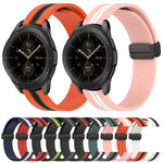 Cinturino in silicone con chiusura magnetica pieghevole da 20 mm, For Samsung Galaxy Watch 42mm
