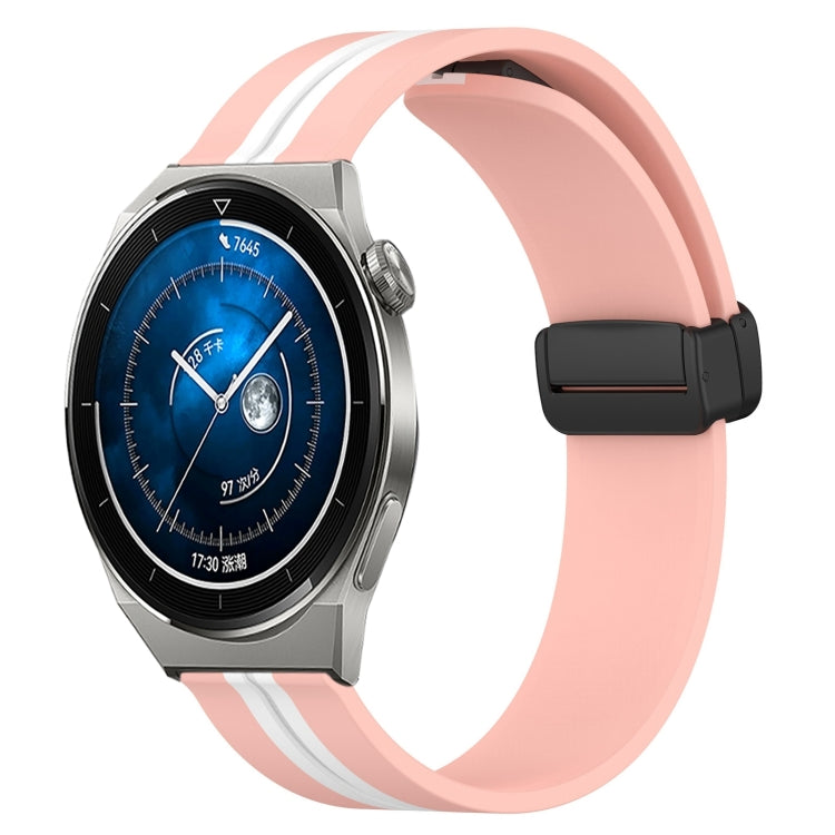 Cinturino in silicone con chiusura magnetica pieghevole da 20 mm, For Huawei Watch GT3 Pro 43mm, For Huawei Watch GT3 42mm