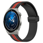 Cinturino in silicone con chiusura magnetica pieghevole da 20 mm, For Huawei Watch GT3 Pro 43mm, For Huawei Watch GT3 42mm