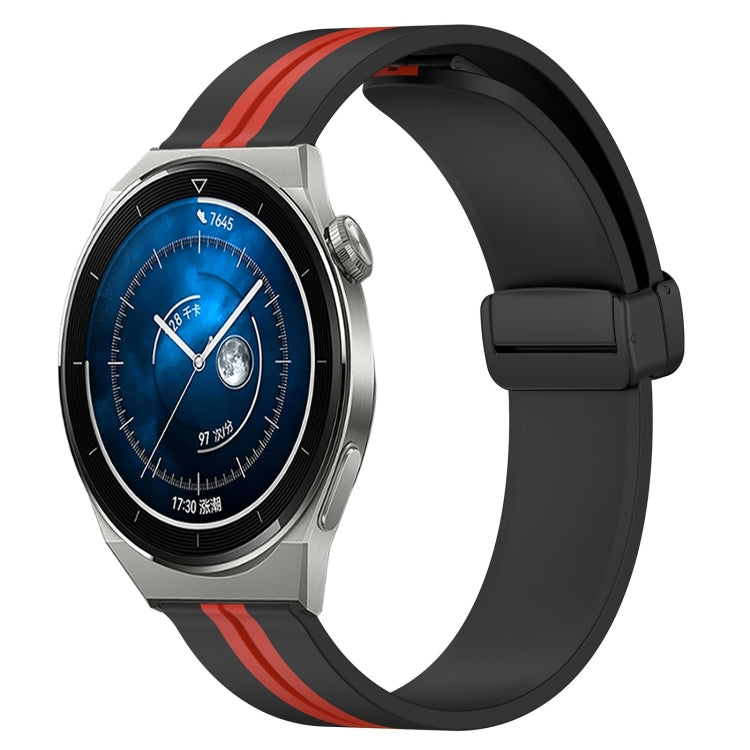 Cinturino in silicone con chiusura magnetica pieghevole da 20 mm, For Huawei Watch GT3 Pro 43mm, For Huawei Watch GT3 42mm