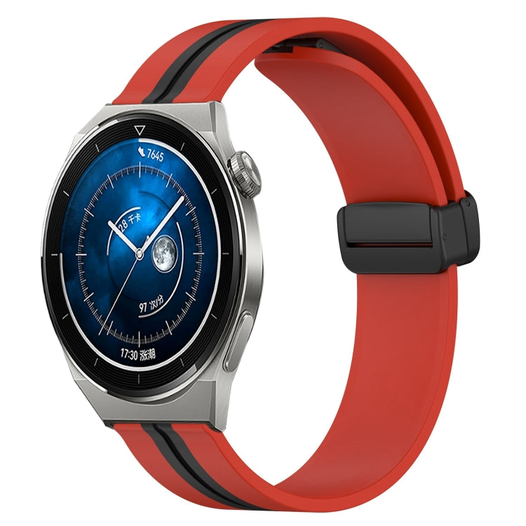 Cinturino in silicone con chiusura magnetica pieghevole da 20 mm, For Huawei Watch GT3 Pro 43mm, For Huawei Watch GT3 42mm