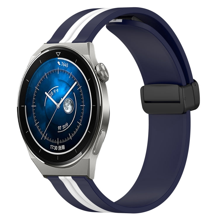 Cinturino in silicone con chiusura magnetica pieghevole da 20 mm, For Huawei Watch GT3 Pro 43mm, For Huawei Watch GT3 42mm