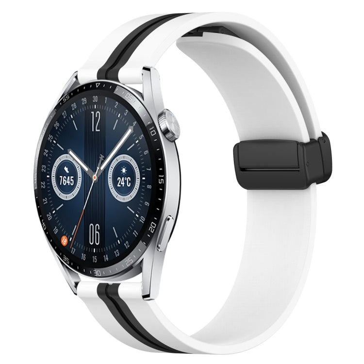 Cinturino in silicone con chiusura magnetica pieghevole da 20 mm, For Huawei Watch GT3 Pro 43mm, For Huawei Watch GT3 42mm