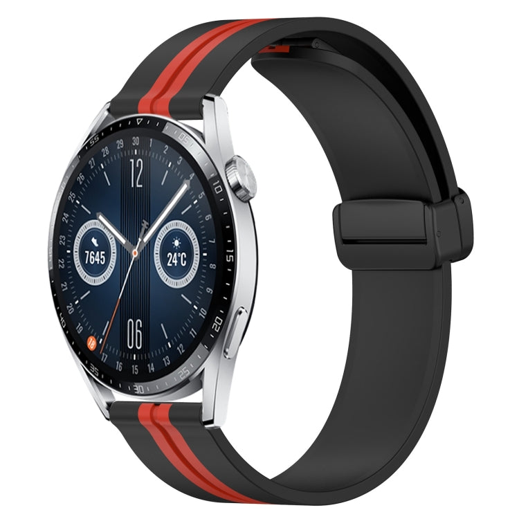 Cinturino in silicone con chiusura magnetica pieghevole da 20 mm, For Huawei Watch GT3 Pro 43mm, For Huawei Watch GT3 42mm