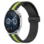 Cinturino in silicone con chiusura magnetica pieghevole da 20 mm, For Huawei Watch GT3 Pro 43mm, For Huawei Watch GT3 42mm
