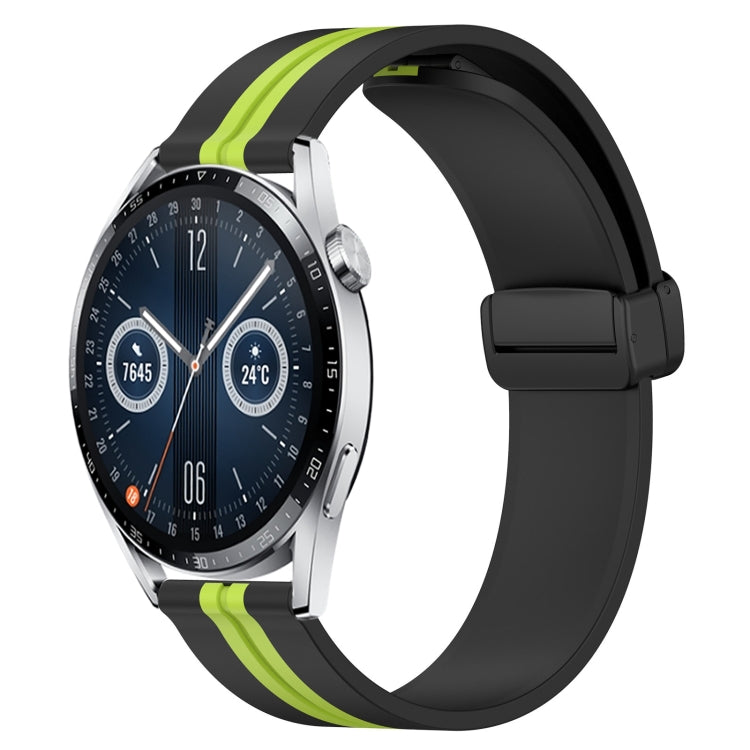 Cinturino in silicone con chiusura magnetica pieghevole da 20 mm, For Huawei Watch GT3 Pro 43mm, For Huawei Watch GT3 42mm