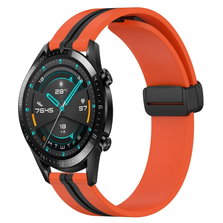Cinturino in silicone con chiusura magnetica pieghevole da 20 mm, For Huawei Watch GT2 42mm, For Huawei Watch 2
