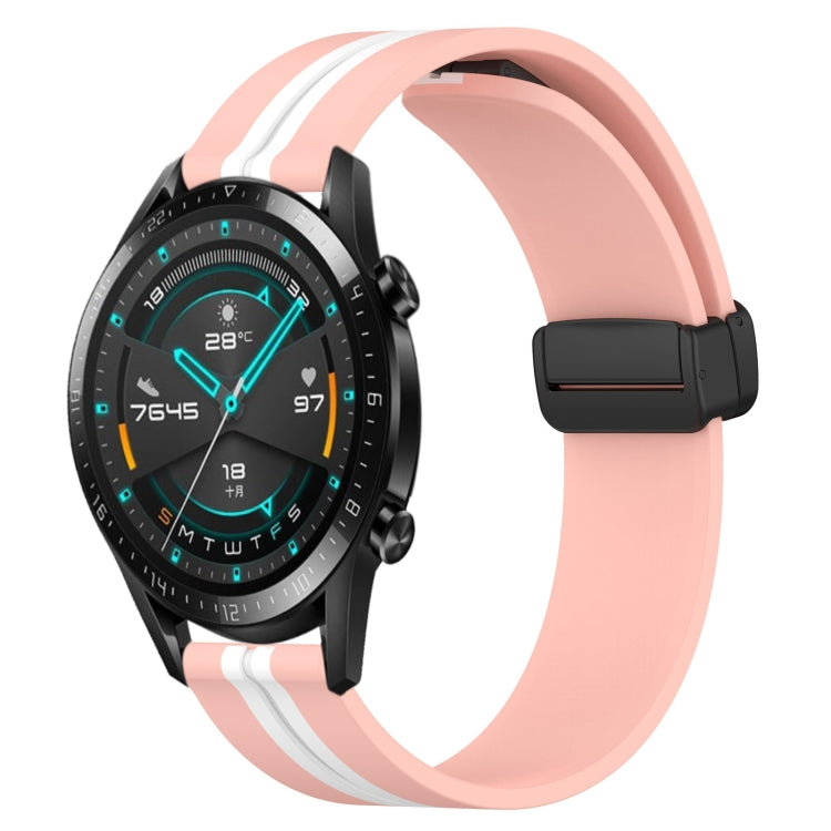 Cinturino in silicone con chiusura magnetica pieghevole da 20 mm, For Huawei Watch GT2 42mm, For Huawei Watch 2