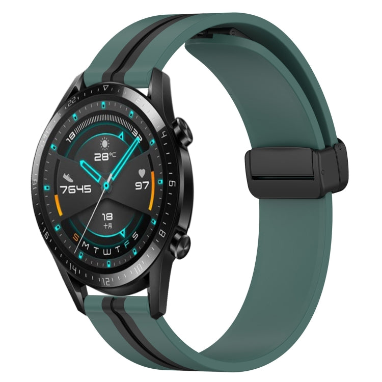 Cinturino in silicone con chiusura magnetica pieghevole da 20 mm, For Huawei Watch GT2 42mm, For Huawei Watch 2