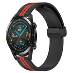 Cinturino in silicone con chiusura magnetica pieghevole da 20 mm, For Huawei Watch GT2 42mm, For Huawei Watch 2