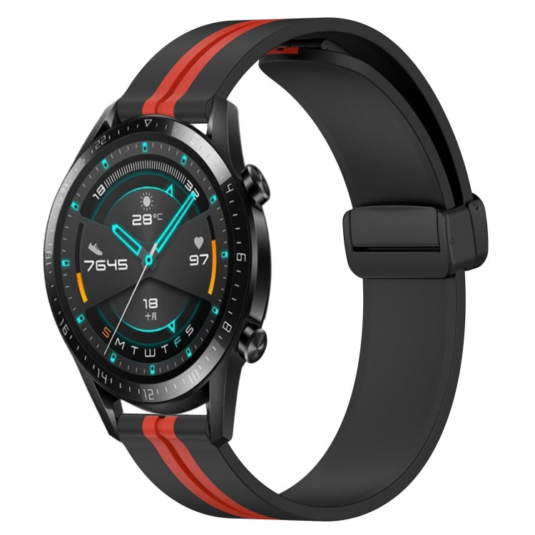 Cinturino in silicone con chiusura magnetica pieghevole da 20 mm, For Huawei Watch GT2 42mm, For Huawei Watch 2