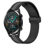 Cinturino in silicone con chiusura magnetica pieghevole da 20 mm, For Huawei Watch GT2 42mm, For Huawei Watch 2