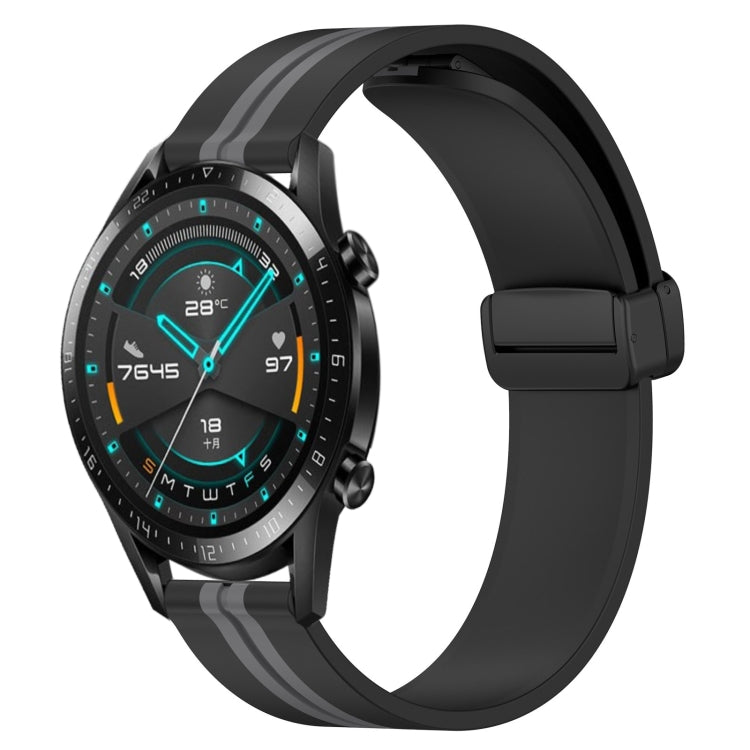 Cinturino in silicone con chiusura magnetica pieghevole da 20 mm, For Huawei Watch GT2 42mm, For Huawei Watch 2