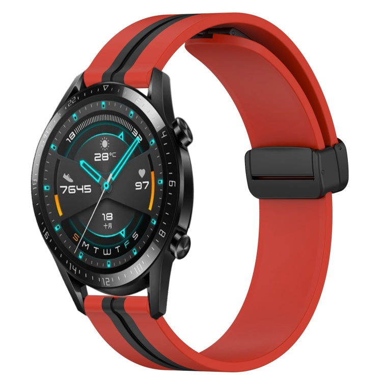 Cinturino in silicone con chiusura magnetica pieghevole da 20 mm, For Huawei Watch GT2 42mm, For Huawei Watch 2