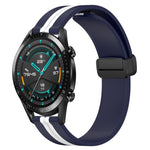 Cinturino in silicone con chiusura magnetica pieghevole da 20 mm, For Huawei Watch GT2 42mm, For Huawei Watch 2