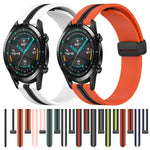 Cinturino in silicone con chiusura magnetica pieghevole da 20 mm, For Huawei Watch GT2 42mm, For Huawei Watch 2