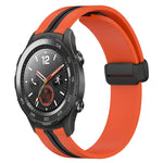 Cinturino in silicone con chiusura magnetica pieghevole da 20 mm, For Huawei Watch GT2 42mm, For Huawei Watch 2
