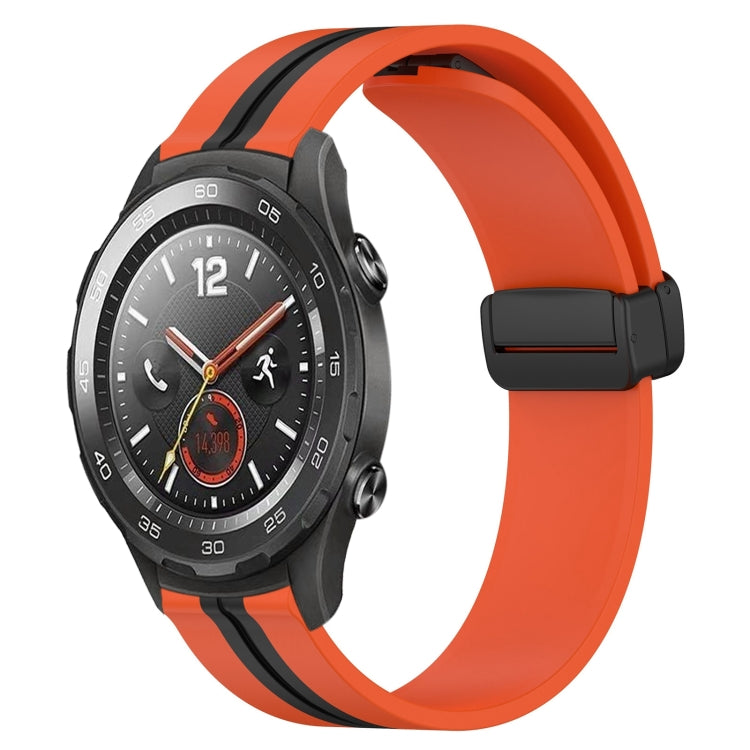 Cinturino in silicone con chiusura magnetica pieghevole da 20 mm, For Huawei Watch GT2 42mm, For Huawei Watch 2