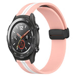 Cinturino in silicone con chiusura magnetica pieghevole da 20 mm, For Huawei Watch GT2 42mm, For Huawei Watch 2