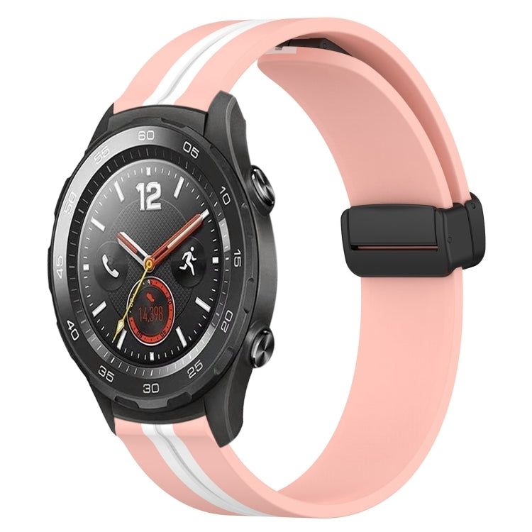 Cinturino in silicone con chiusura magnetica pieghevole da 20 mm, For Huawei Watch GT2 42mm, For Huawei Watch 2