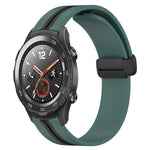 Cinturino in silicone con chiusura magnetica pieghevole da 20 mm, For Huawei Watch GT2 42mm, For Huawei Watch 2