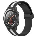 Cinturino in silicone con chiusura magnetica pieghevole da 20 mm, For Huawei Watch GT2 42mm, For Huawei Watch 2