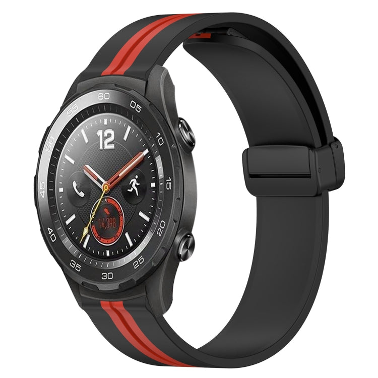 Cinturino in silicone con chiusura magnetica pieghevole da 20 mm, For Huawei Watch GT2 42mm, For Huawei Watch 2
