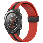 Cinturino in silicone con chiusura magnetica pieghevole da 20 mm, For Huawei Watch GT2 42mm, For Huawei Watch 2